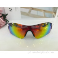 Proteção UV Semi-Rimless Sun Glasses Fashion Accessories